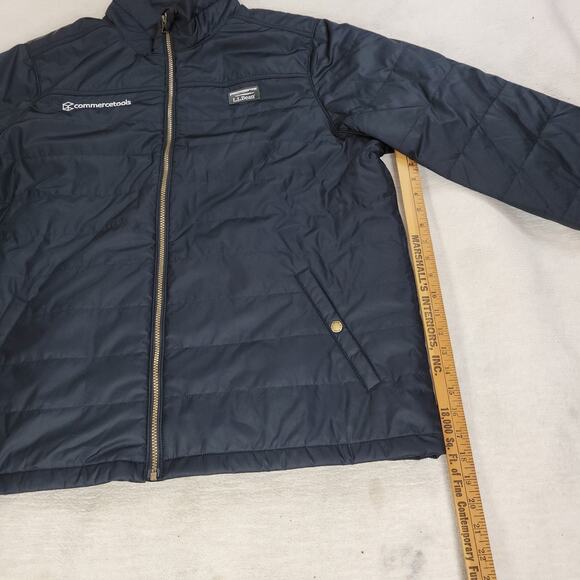 LL Bean Jacket Mens Sz XXL Black Quilted Gorpcore Puffer Winter Cold Snow Ski - Picture 7 of 16